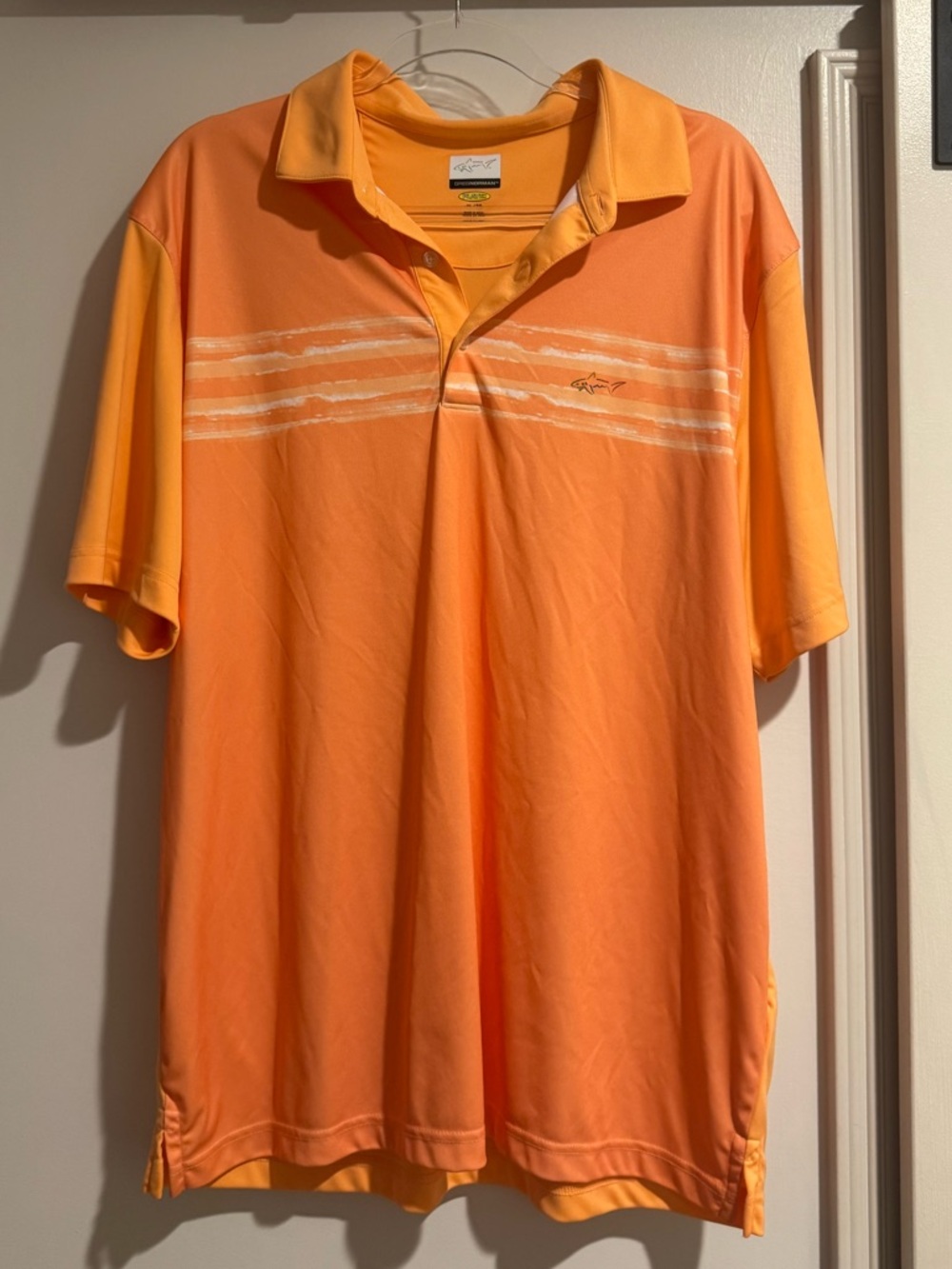 Greg Norman Orange PLAYDRY Polo Shirt